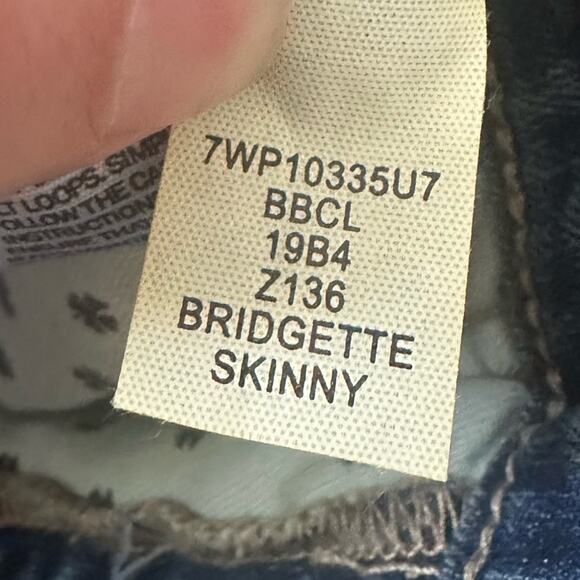 LUCKY BRAND Bridgette Skinny Ankle Jean, Size 4/27, Medium Wash, Denim, Ret. $99 - Picture 5 of 9